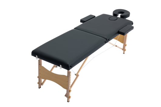 Jupiter Portable 2-fold Massage Table Black