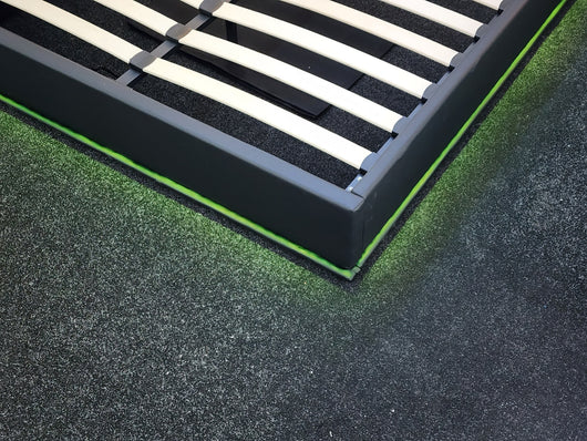 Herry Gaslift Storage bed with LED light - Queen.