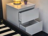 Bedroom set Liana chest 6 drawer lowboy + 2 * bedside tables white colour