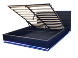 Herry Gaslift Storage bed with LED light - King
