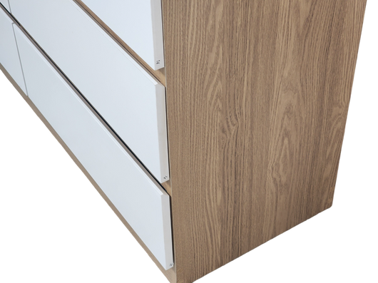 Scandinavian chest 6 drawer lowboy + 2 * bedside tables