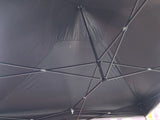 Pop-up Gazebo 3x4.5m with 3 walls - Black