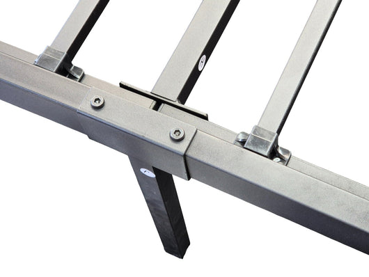 Steel Bed Frame Queen light oak headboard