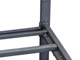 High clearance bed frame and mattress combo queen size
