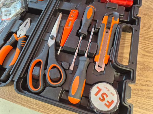 20 Pcs Household Hand Tool Set with Tool Box.