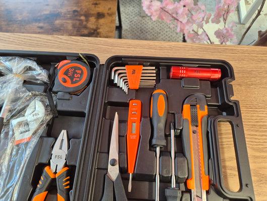 20 Pcs Household Hand Tool Set with Tool Box.