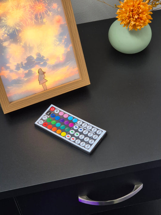 Herry Gaslift Storage bed with LED light - Queen.