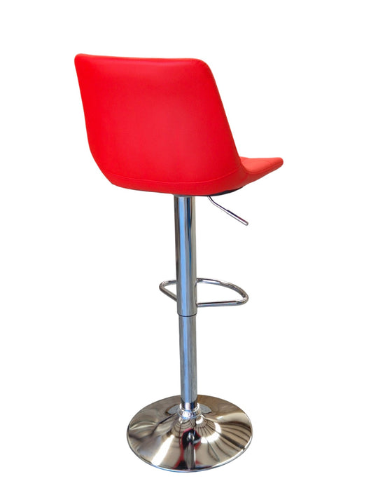Jupiter Lyon Bar stool - 2PK - Red / Chrome