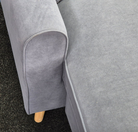 Hartford corner sofa with reversible chaise light grey