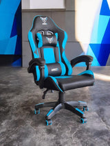 GAMEZX Gaming Chair Blue and White