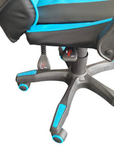 GAMEZX Gaming Chair Blue and White