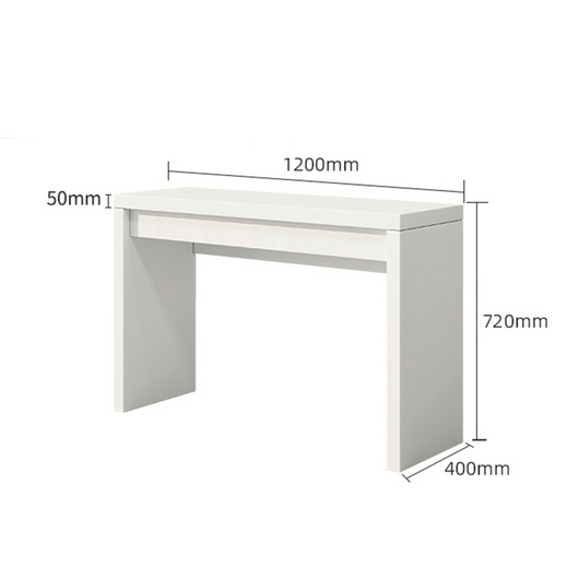 White Hall table console table, White, 1200x400x720mm.