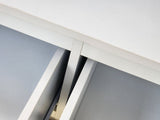 Liana Lowboy Chest 6 Drawer Dresser white.