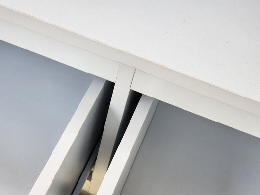 Liana Lowboy Chest 6 Drawer Dresser white.