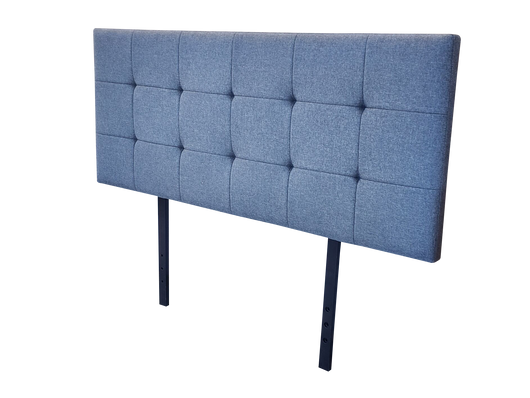 Kala Headboard Kings size - Gunmetal charcoal fabric