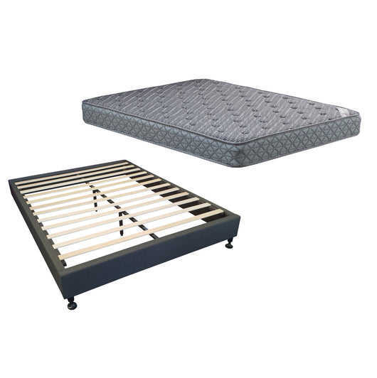 Queen spring mattress (Firm) & Bed frame bundle combo