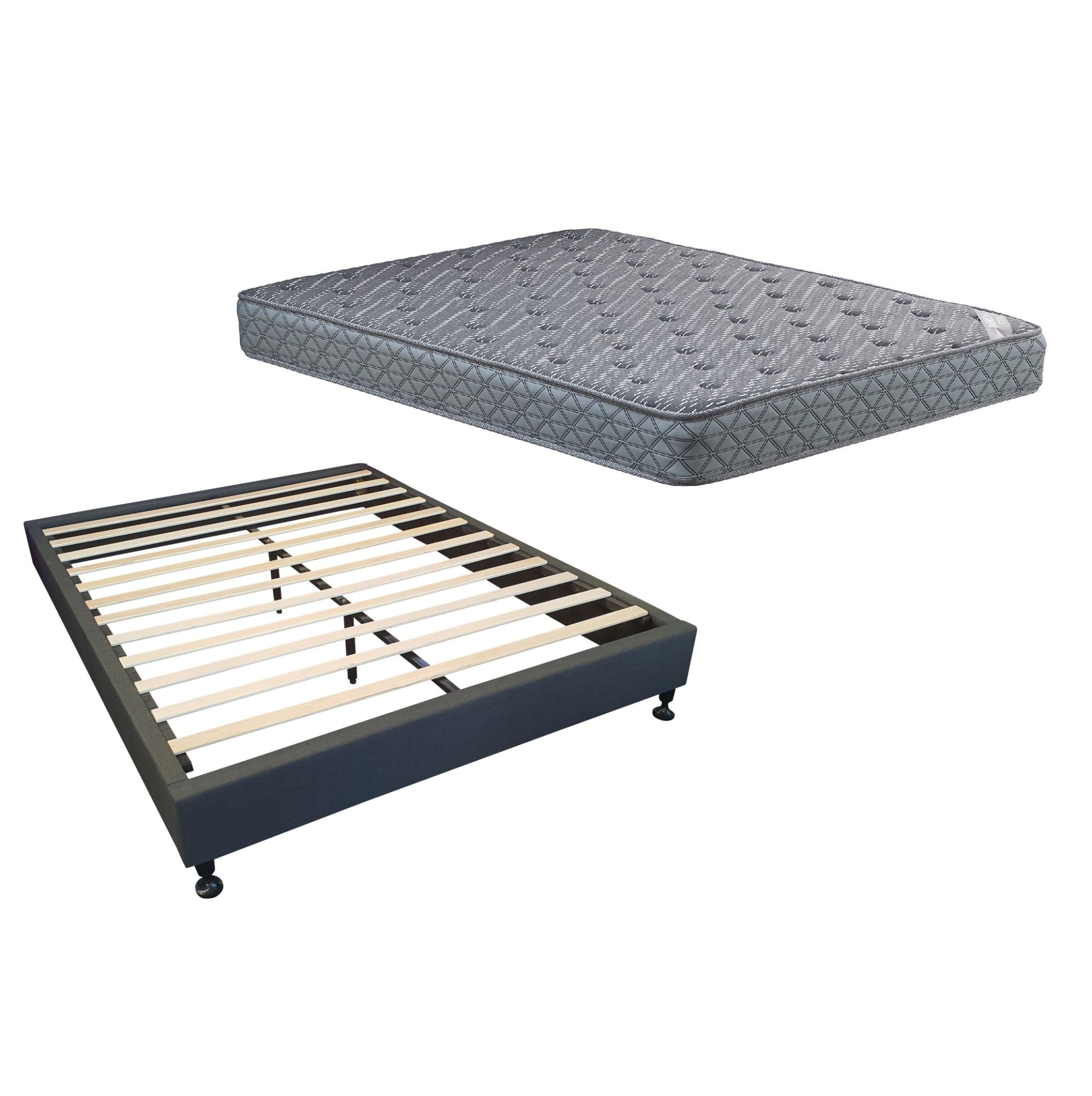 King spring mattress (Firm) & Bed frame bundle combo