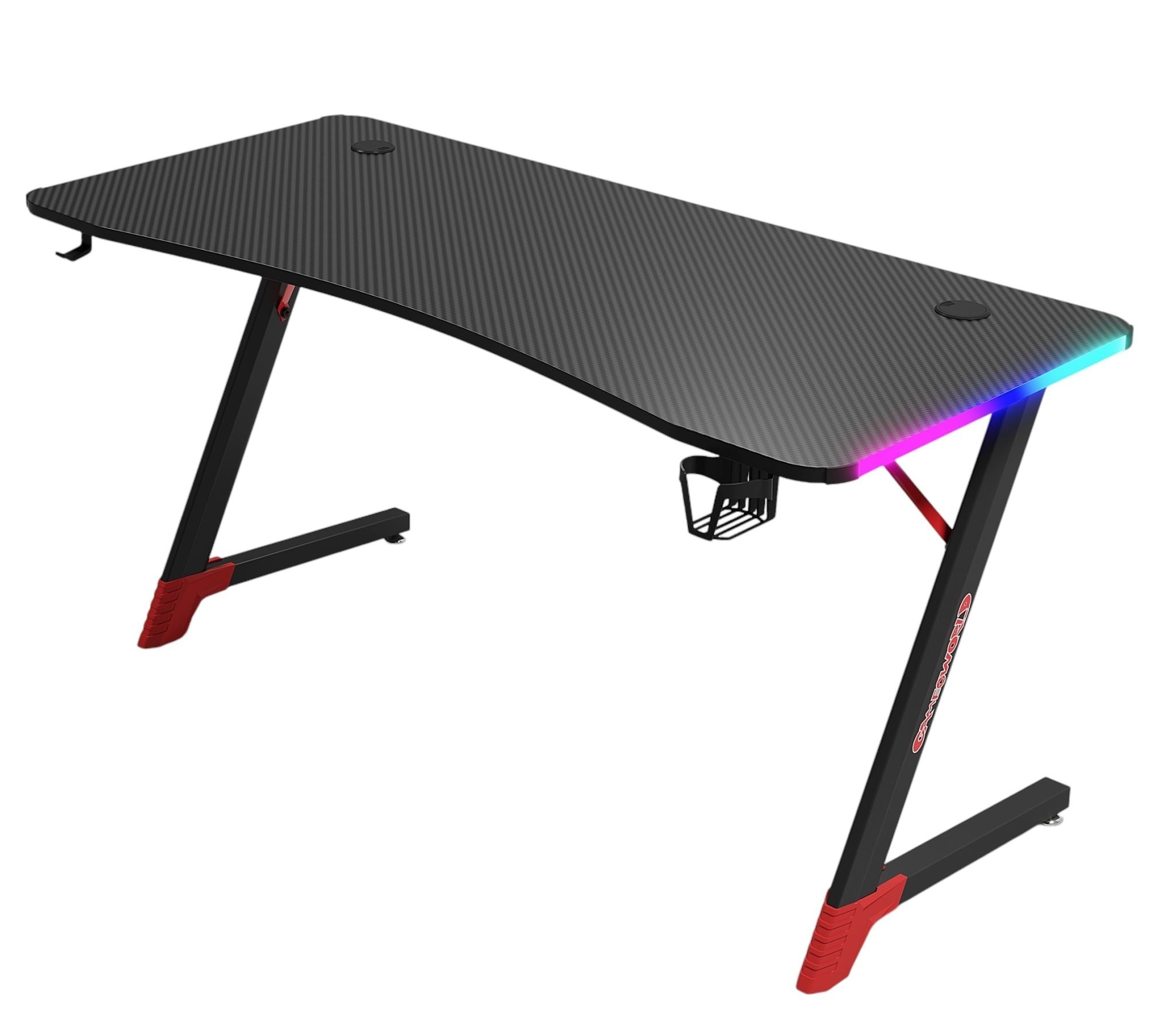 GAMEZX Gaming desk 120cm with RGB LED