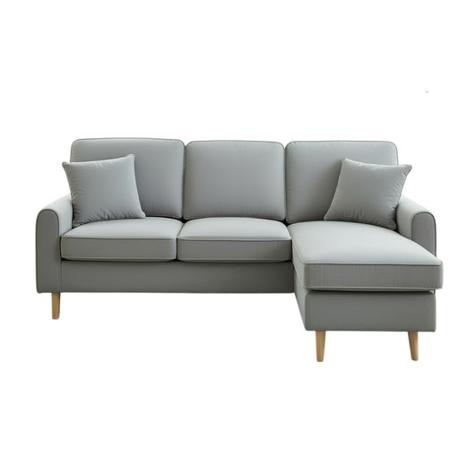 Hartford corner sofa with reversible chaise light grey