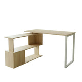 Harvard L Shaped Office Desk with Bookcase