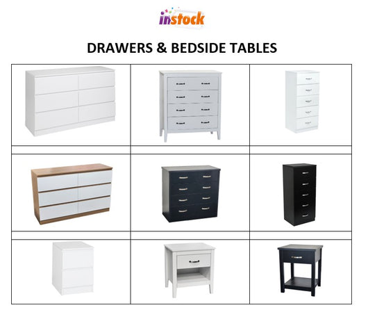 Liana Lowboy Chest 6 Drawer Dresser white.