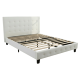 Isabella Bedroom Suite Queen size - white bed, chest drawer and 2 * bedside tables