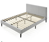 Bedroom suite - Morden grey Queen size bed and tallboy drawer 4pc set