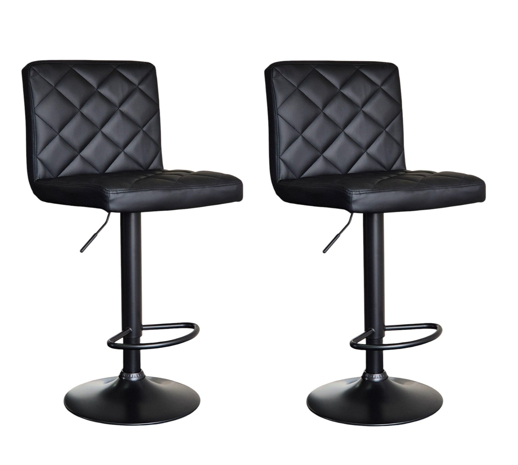 Normandy Bar stool - 2PK - Black / Black.