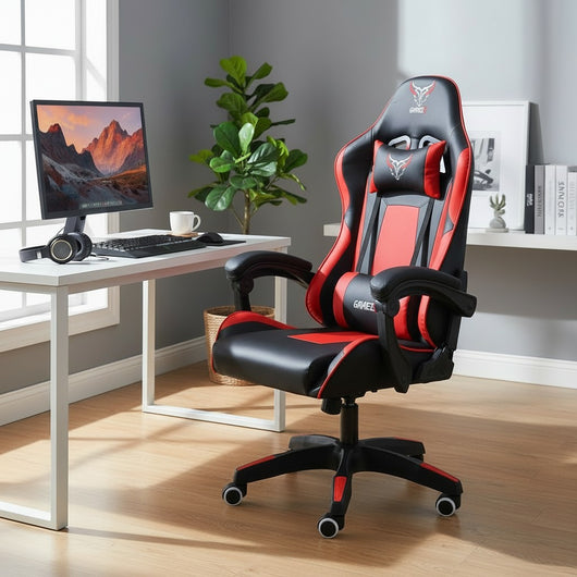 GAMEZX  Gaming Chair Black and Red