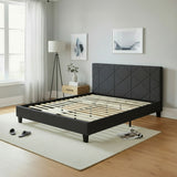 Gary Bed PVC black - King Size
