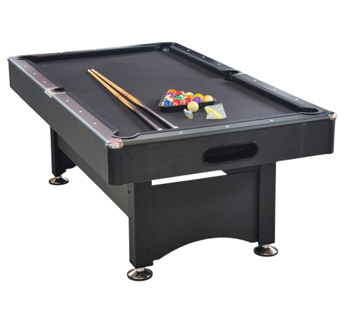 Northend Arex 7ft pool table (kit set) with Ball Return - Midnight Black