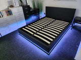 Herry Gaslift Storage bed with LED light - King
