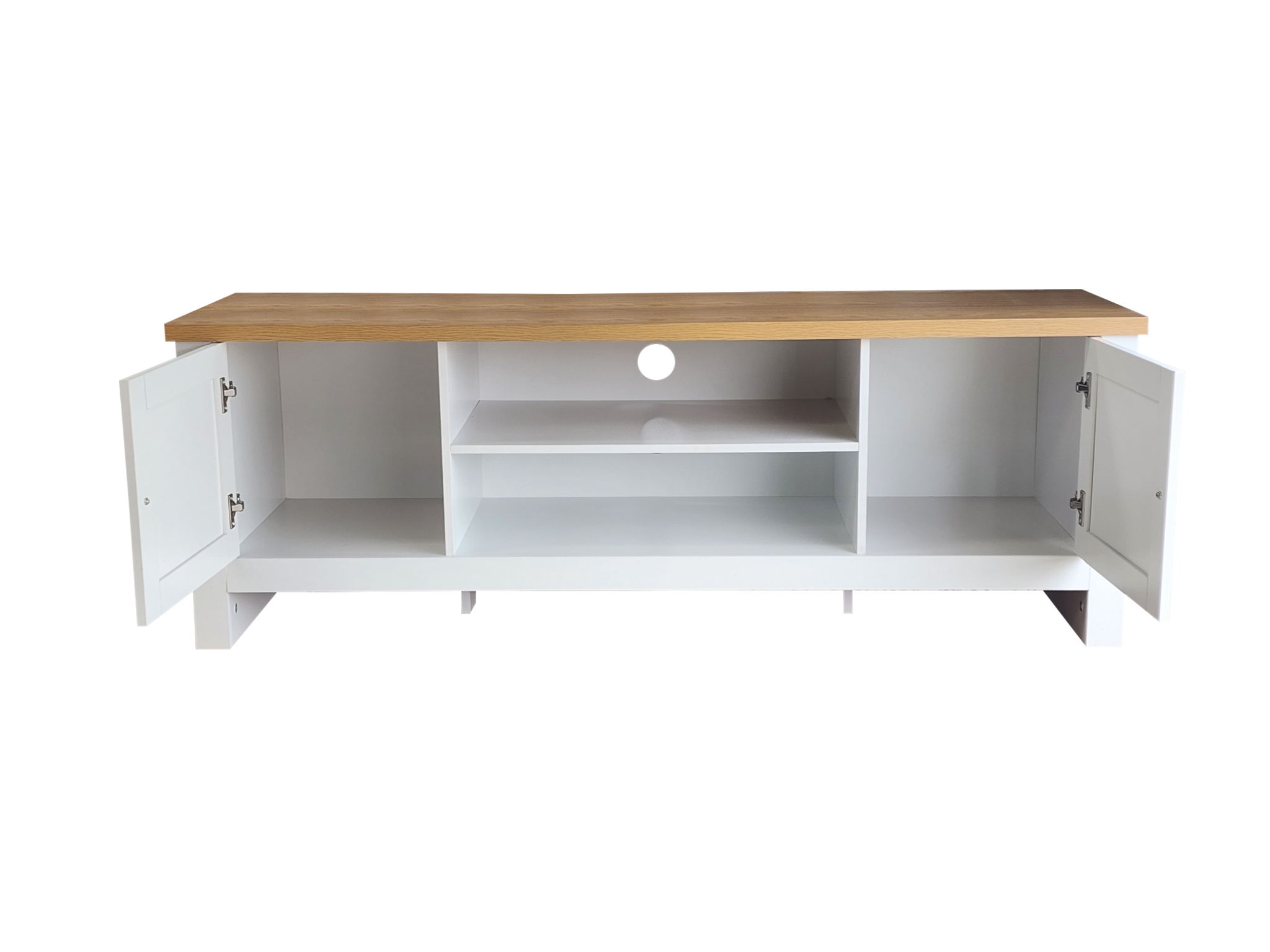 White timber tv cabinet deals