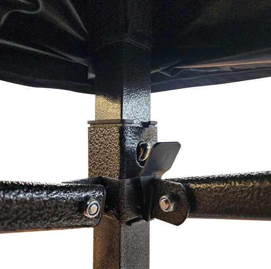 Pop-up Gazebo 3x4.5m with 3 walls - Black