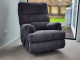 Arce Rocking Recliner Chair Dark Grey