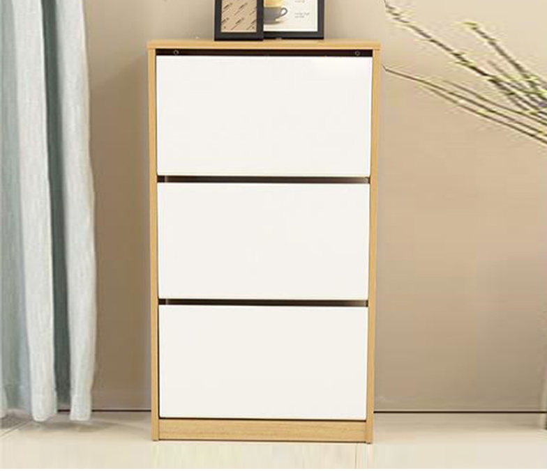 Naples Shoe Cabinet with 3 Shoe Drawers