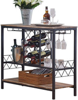 Hall table with wine racks