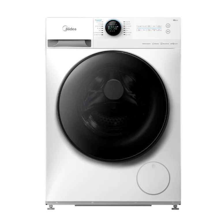 Midea 9.0KG Steam Wash White Front Load Washing Machine With Wi-Fi
